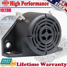 Universal 102dB Backup Warning Alarm Beeper Reversing Horn Truck Heavy Vehicle