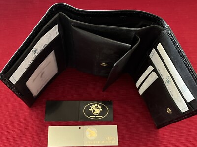 nieri argenti ハートの入れ物　vero coccodrillo Auth VERO COCCO LIGATOR- Ladies Black Patent Leather Wallet | eBay