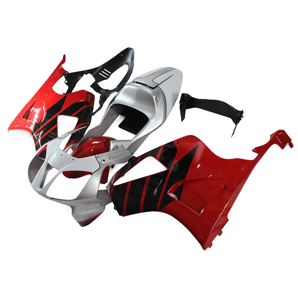 Kit de carenado ABS plateado negro para carrocería Honda VTR1000 RC51 SP1 SP2 2000-2006 Foto 2 de 4