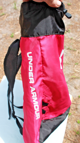 Under Armour Pull String closure Backpack Storm Pink Custom #4 - Picture 5 of 5