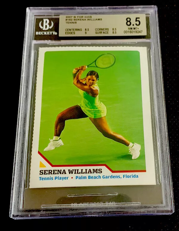 SERENA WILLIAMS Rare Sports Illustrated SI for Kids TENNIS 2007 WTA USA BGS 8.5