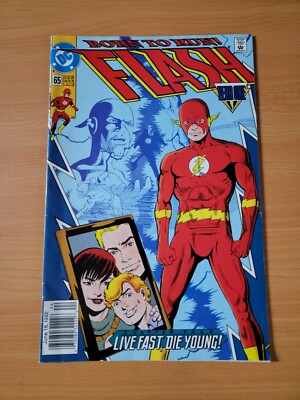 The Flash v2 #65 Zeitungskiosk Variante ~ VF - Fast Neu NM ~ 1992 Dc Comics
