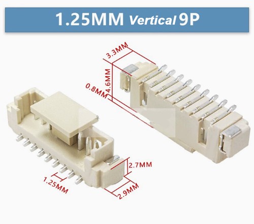 MX1.25MM Horizontal/Vertical SMD Sockets With/Without Cover 2P/3P/4P/5P/6P-16P - Picture 30 of 44
