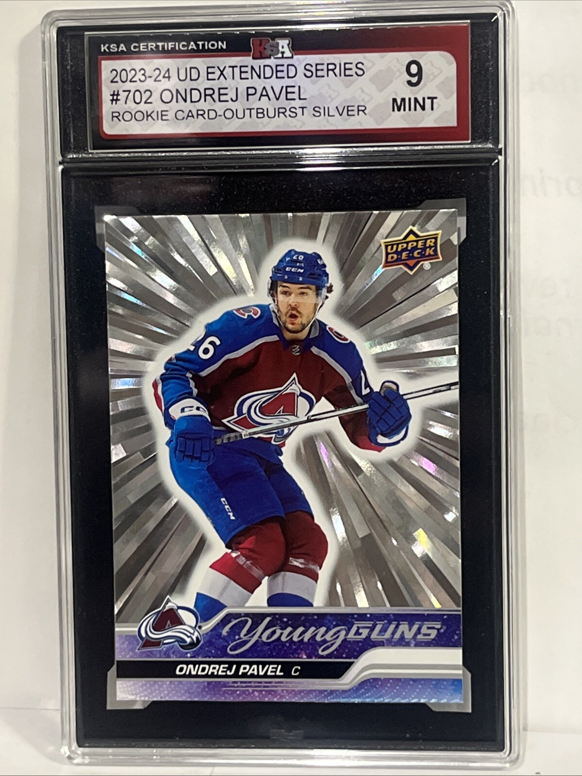 SIlVER OUTBURST YG-23/24-UD Ext. Series -Ondrej Pavel Young Guns KSA 9-MINT