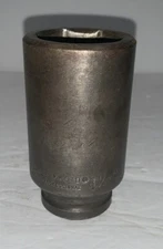 PROTO 07524-LS Impact Socket 1-1/2" X 13/16 3/4” Drive 6-Point Deep