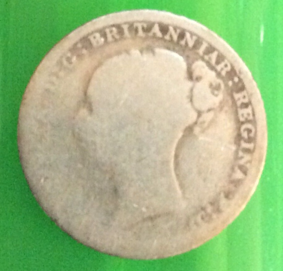 1883 GREAT BRITAIN 3 Pence SILVER 925 Sterling Circulated 140 year old Coin U.K. eBay