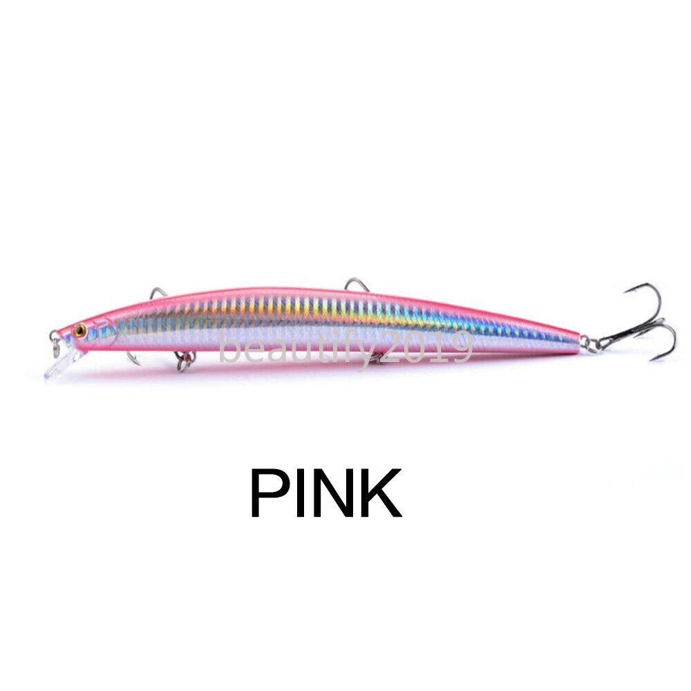 5PCS Minnow Fishing Lures 18cm/24g Crankbaits Wobbler Swimbait Saltwater Lures - Image 9