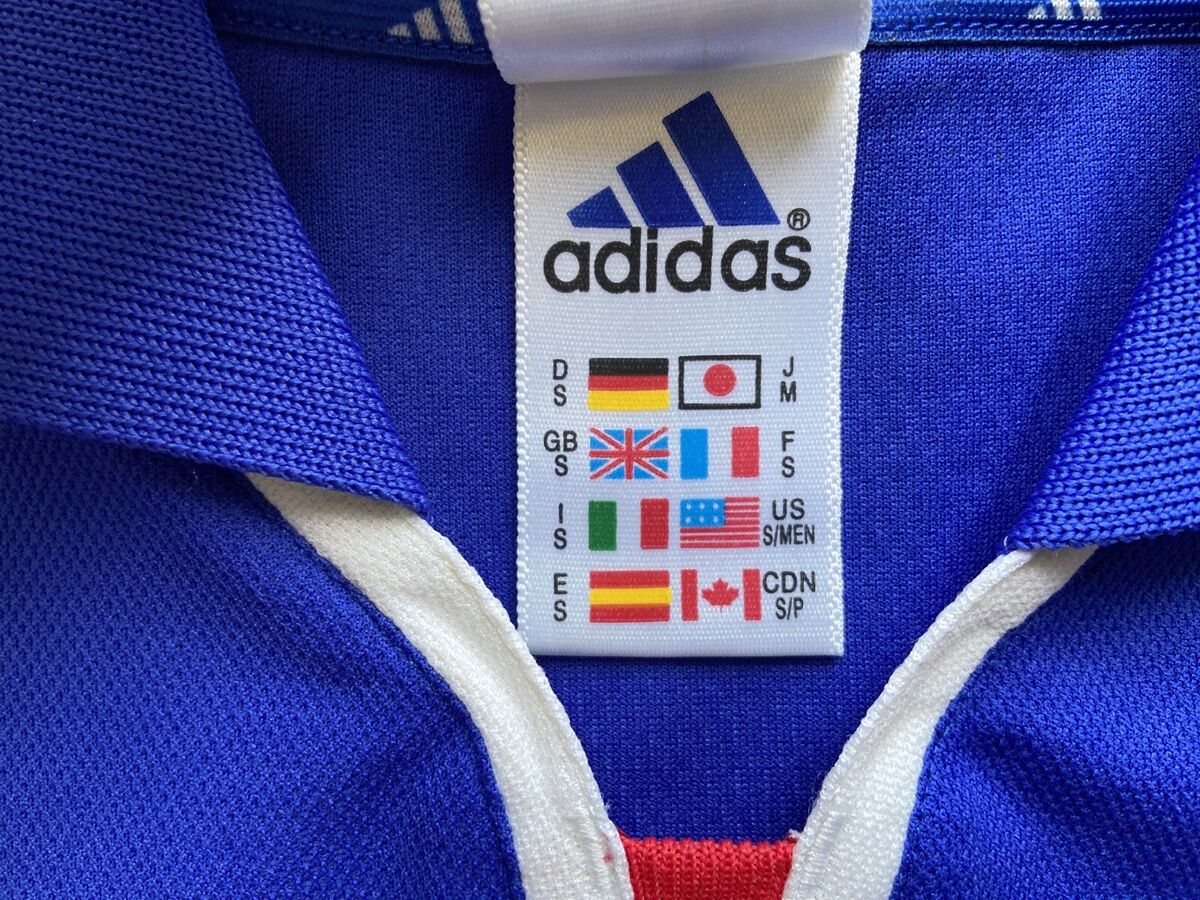 FRANCE 2000 2001 HOME FOOTBALL SHIRT SOCCER JERSEY ADIDAS sz FRANCE 2000 2001 HOME FOOTBALL SHIRT SOCCER JERSEY ADIDAS sz