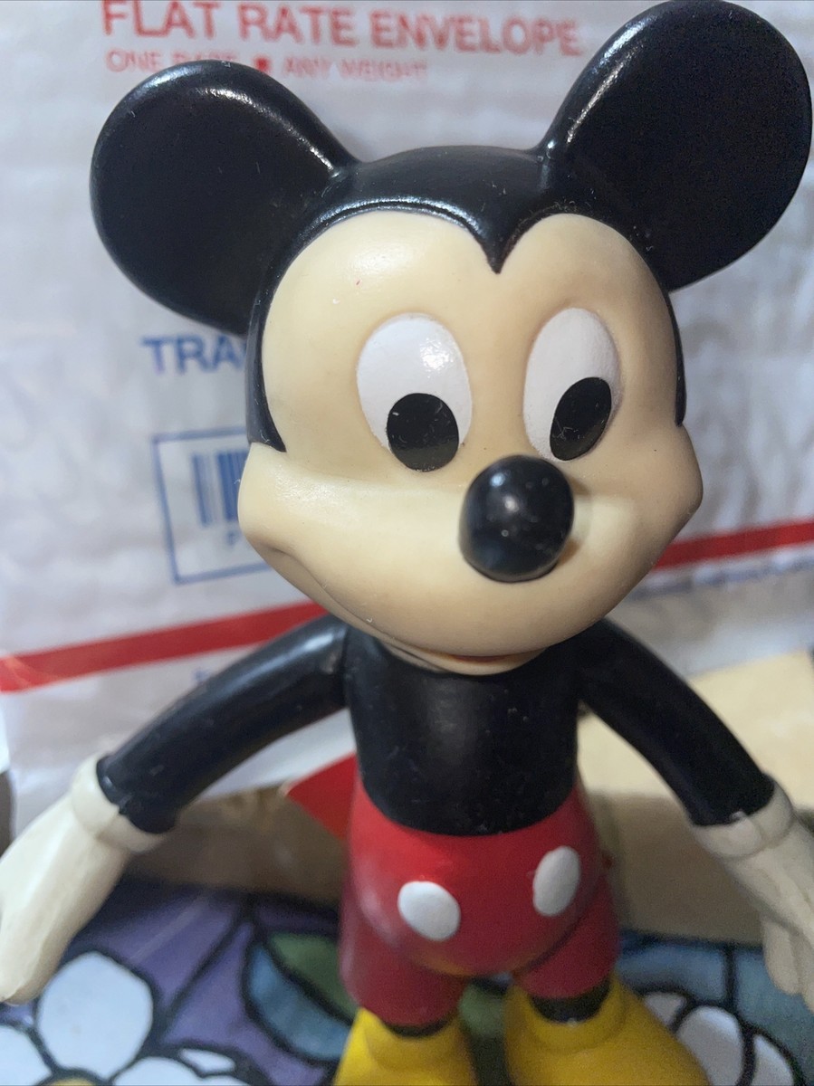 Rare Vintage Disney World Mickey Mouse Articulated Figure