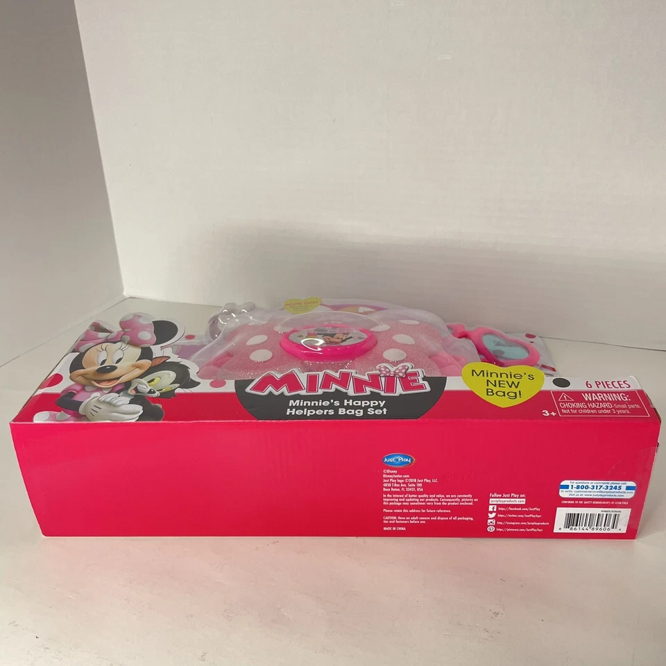 Новый Disney Junior Minnie Mouse - Minnie'sHappy помощники сумка комплект - доставка быстро - Изображение 4 из 4