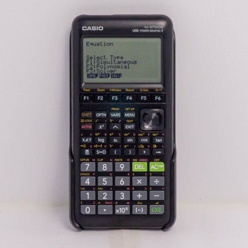 Casio fx-9750GIII Graphing Calculator USB Power Graphic 3 w/ Cover - Picture 1 of 17