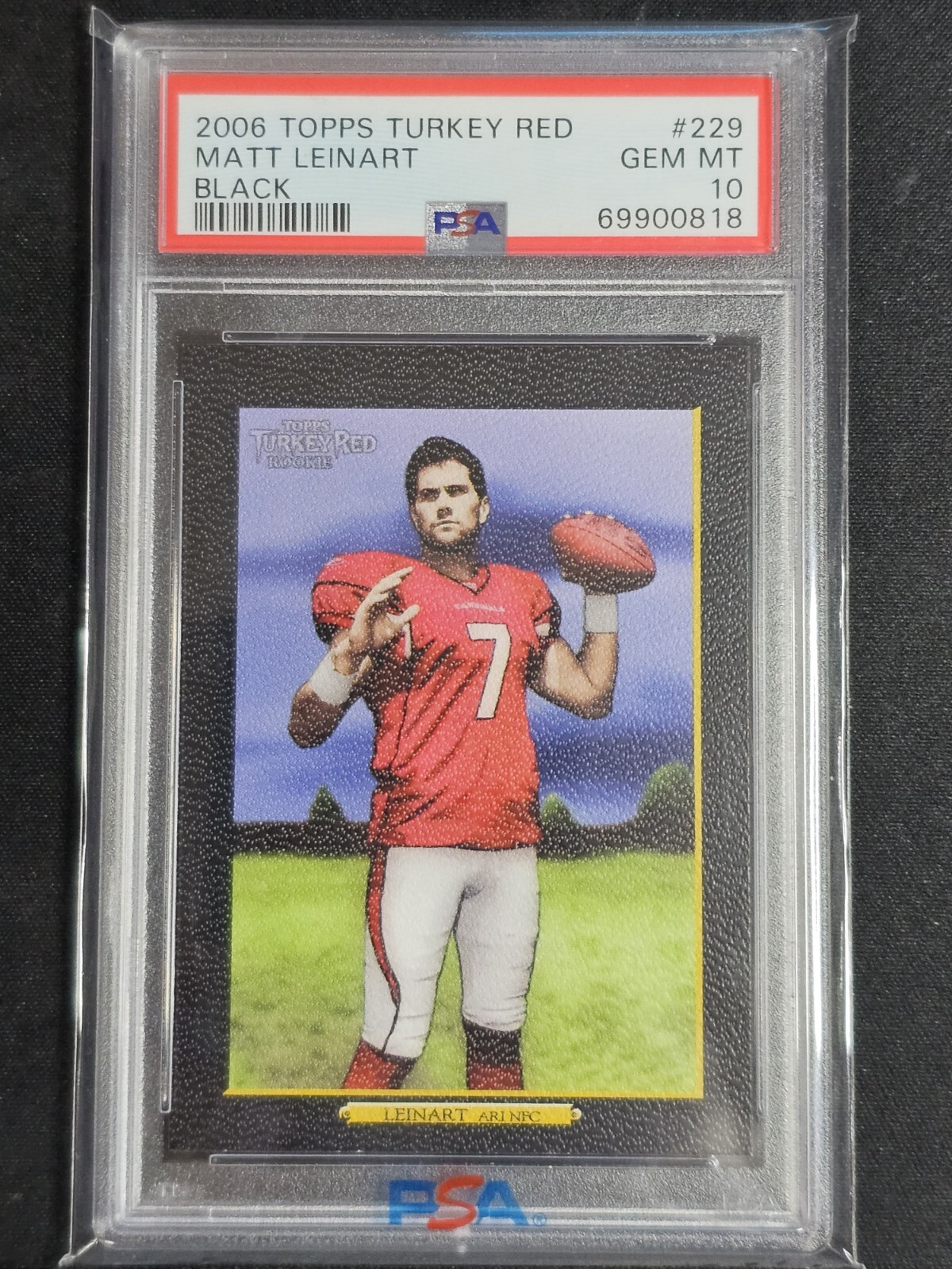 Matt Leinart Topps Turkey Red #229 Black