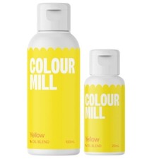 Yellow - Oil Based Food Colouring (20ml - 100ml)