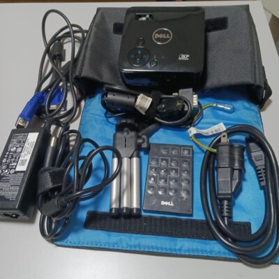 Gebraucht M110 Dell Mini Projektor Taschen Tragbar Kompakt Handy DLP W / Stativ