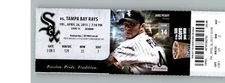 Tampa Bay Rays vs Chicago White Sox 4/26/2013 Full Ticket 