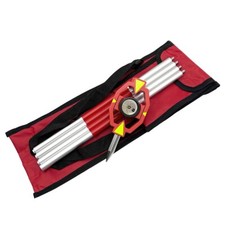 SILVER MINI PRISM TOTAL STATION OFFSET+17.5MM SURVEYING PRIMS WITH 4 POLES