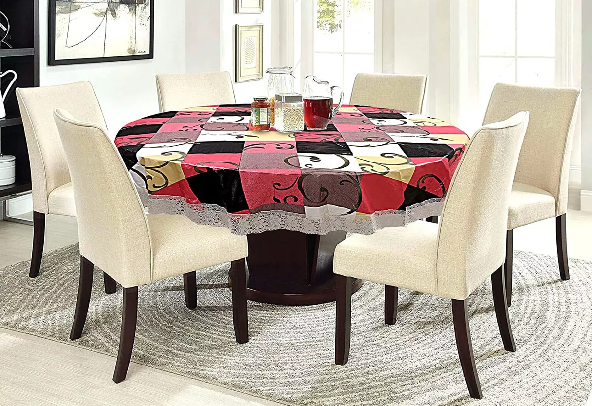 Pvc cheap round table