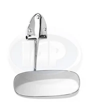 INTERIOR REAR VIEW MIRROR CHROME VOLKSWAGEN T1 BUG BEETLE 1958-1964