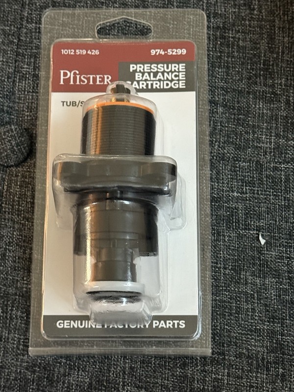 PFISTER Universal OX8 Pressure Balance Cartridge for Single-Handle Tub/shower