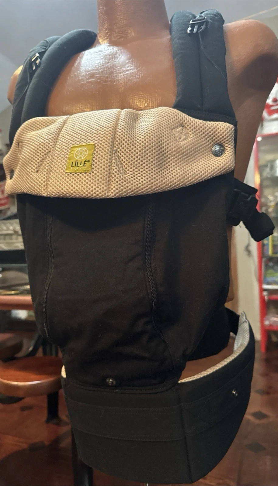 LÍLLÉbaby Complete Six Position All Seasons Baby Carrier - Black Camel