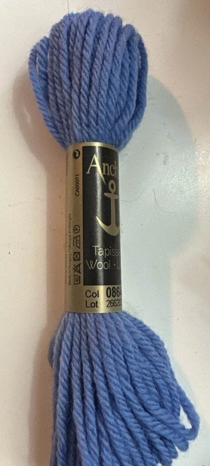 Anchor Tapestry Wool (Tapisserie) - 10m Skein - Shade No. 08644 Medium Blue - Image 2 of 4