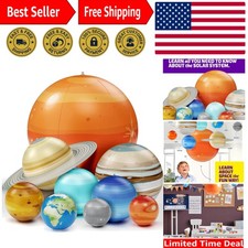 DanandDarci Inflatable Solar System Planets for Kids - Science Toys - Boys Ro