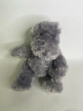 2021 Aurora Gray Hippo Hippopotamus Plush Stuffed Animal Toy