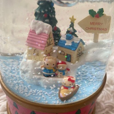 Extremely rare Hello Kitty Christmas music box, Snow Scene