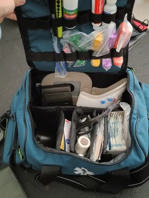 Lightning X EMS EMT Trauma Medical Bag w/ Reusable Equipment – Excellent Conditi - Image 1 of 4