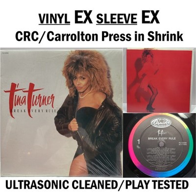 Tina Turner Break Every Rule LP Capitol 1986 EX Vinyl CRC Press Shrink Wrap #77j