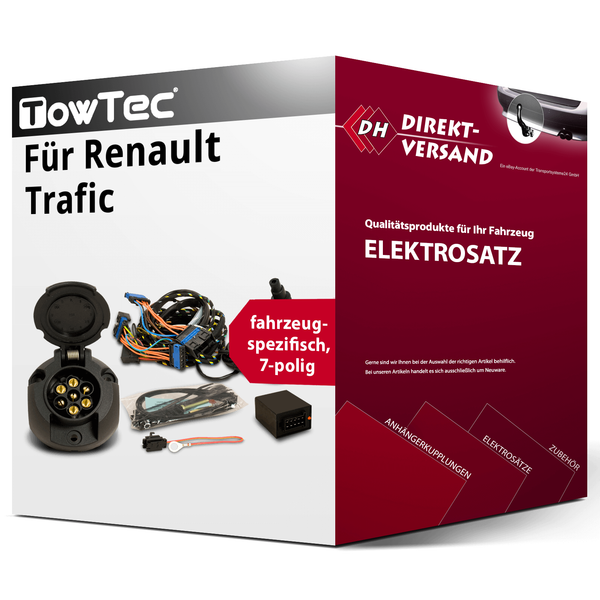 für Renault Trafic II Typ Jl/Fl Elektrosatz 7Polig Spezifisch Neu-image