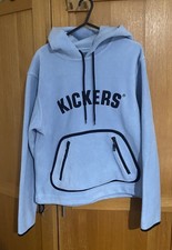 Kickers Women Fleece Hoodie Size 12-Light Blue