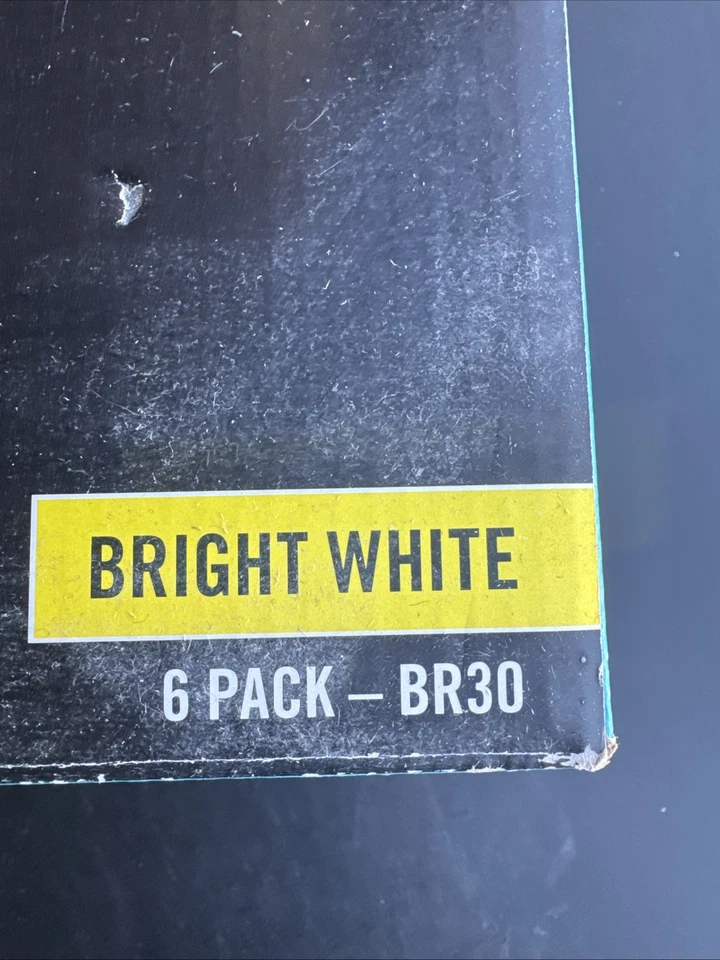 NEW EcoSmart 6-pk 65W LED BR30 Bulbs Bright White 3000K Energy Star - Dimmable - Image 4 of 4