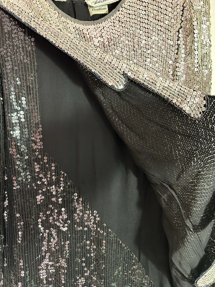 Mujer Saks Fifth Avenue (Judith Ann Creations) Vestido con diadema (talla M) Foto 2 de 4