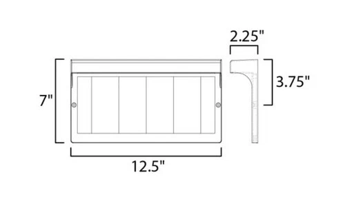 Maxim Lighting Address 1 -Light 7-in H Matte White Hardwired Integrated LED NEW - Picture 2 of 3