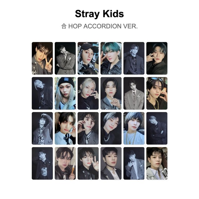 Stray Kids 合 HOP ACCORDION VER. Official Photocard KPOP Free Gift