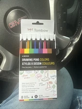 Tombow Mono Drawing Pens Colors, Fine Line Pens 8ct