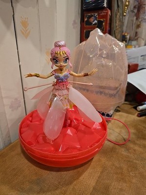 Working Hatchimal Pixie Crystal Flyers Pink Magical Flying Fairy Doll 