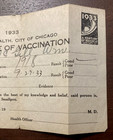 1933 Certificate of Smallpox Vaccination William McGill African American Artist — photo 2