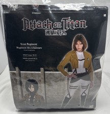 ATTACK ON TITAN Scout Regiment Costume Adult Large 10-12  504 Halloween