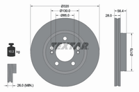 2X Bremsscheibe Vorderachse FüR Ssangyong Kg Mobility Rexton Van Musso Grand