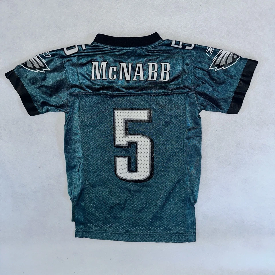 Camiseta Reebok Kids McNabb #5 Philadelphia Eagles NFL Juvenil Talla S Foto 2 de 4