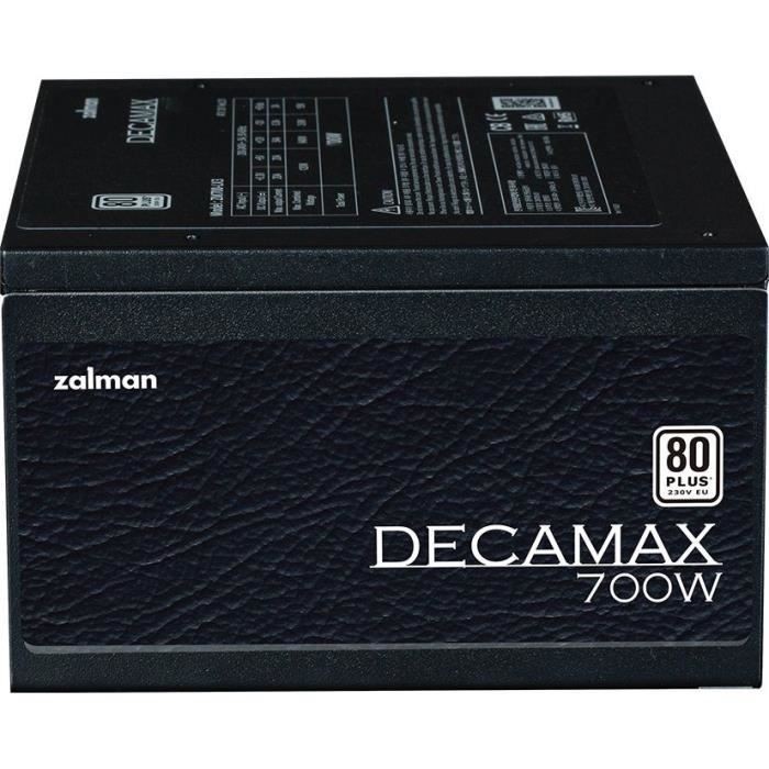 Alimentation ZALMAN 700W ZM700-LX3 Silencieuse avec Ventilateur 120mm et Rails 12V