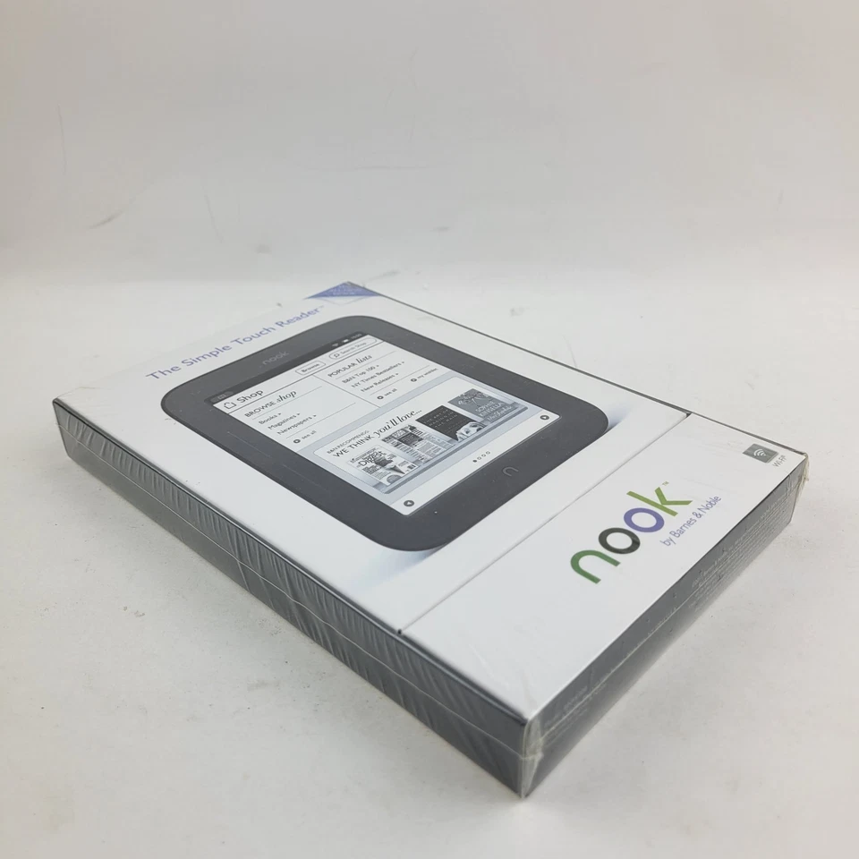 Barnes & Noble Nook Simple Touch 2GB, Wi-Fi, 6in eBook Reader Black Sealed NOS - Image 4 of 4