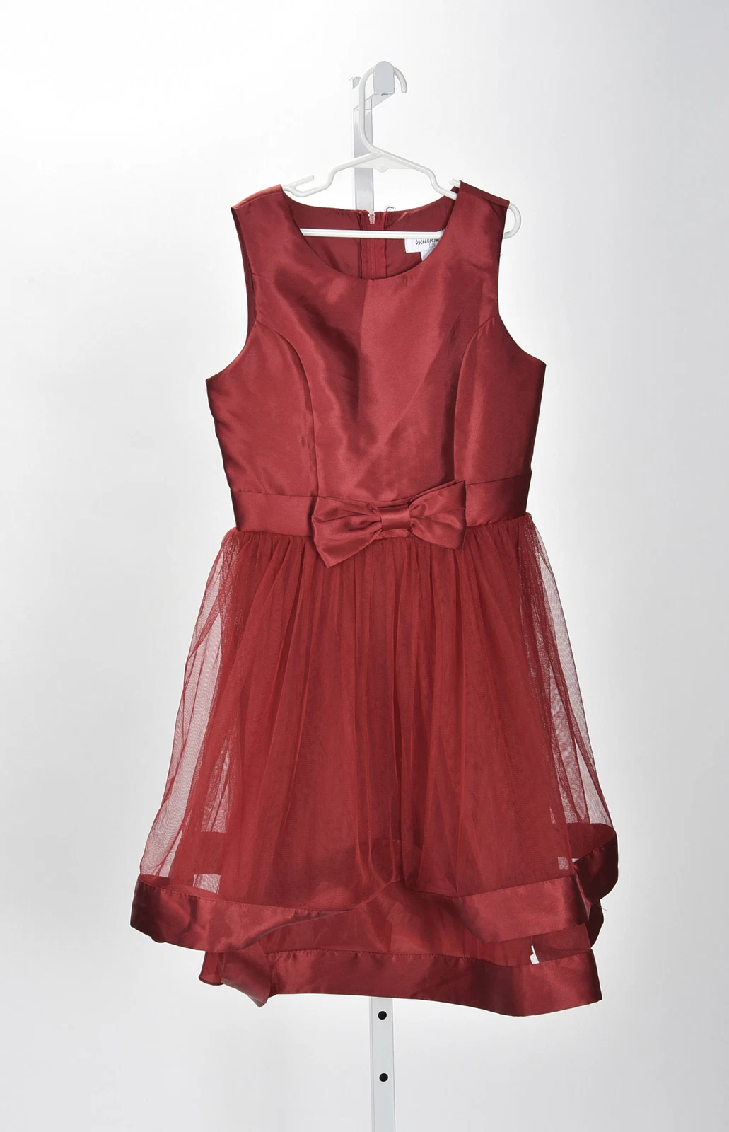 Speechless Kids Cranberry Party Dress Hi-Low Hem Size 14