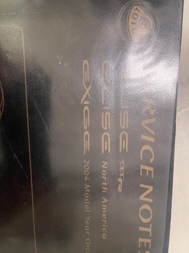 2004 2005 2006 en Adelante Lotus Exige Servicio Reparación Manual OEM A120T0327J - Imagen 9 de 12