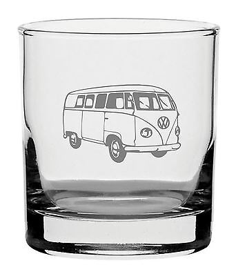 Glass Coaster With Volkswagen Campervan Design Glass Coaster With Volkswagen Campervan Design