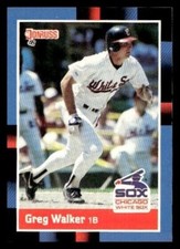 1988 Donruss  #162  Greg Walker     1st Base    Chicago White Sox  FREE shipping