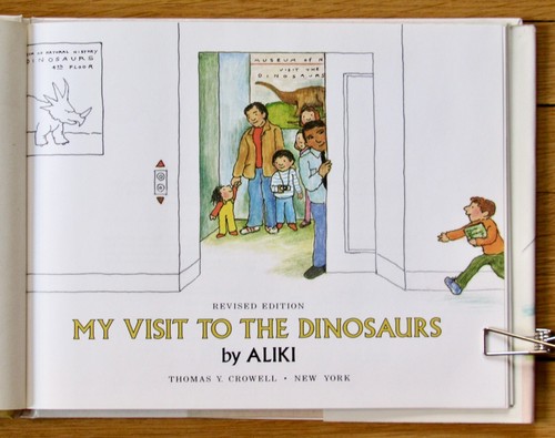 MY VISIT TO THE DINOSAURS by Aliki 1985 Let's Read and Find Out Science EXC L1 - Imagen 4 de 5