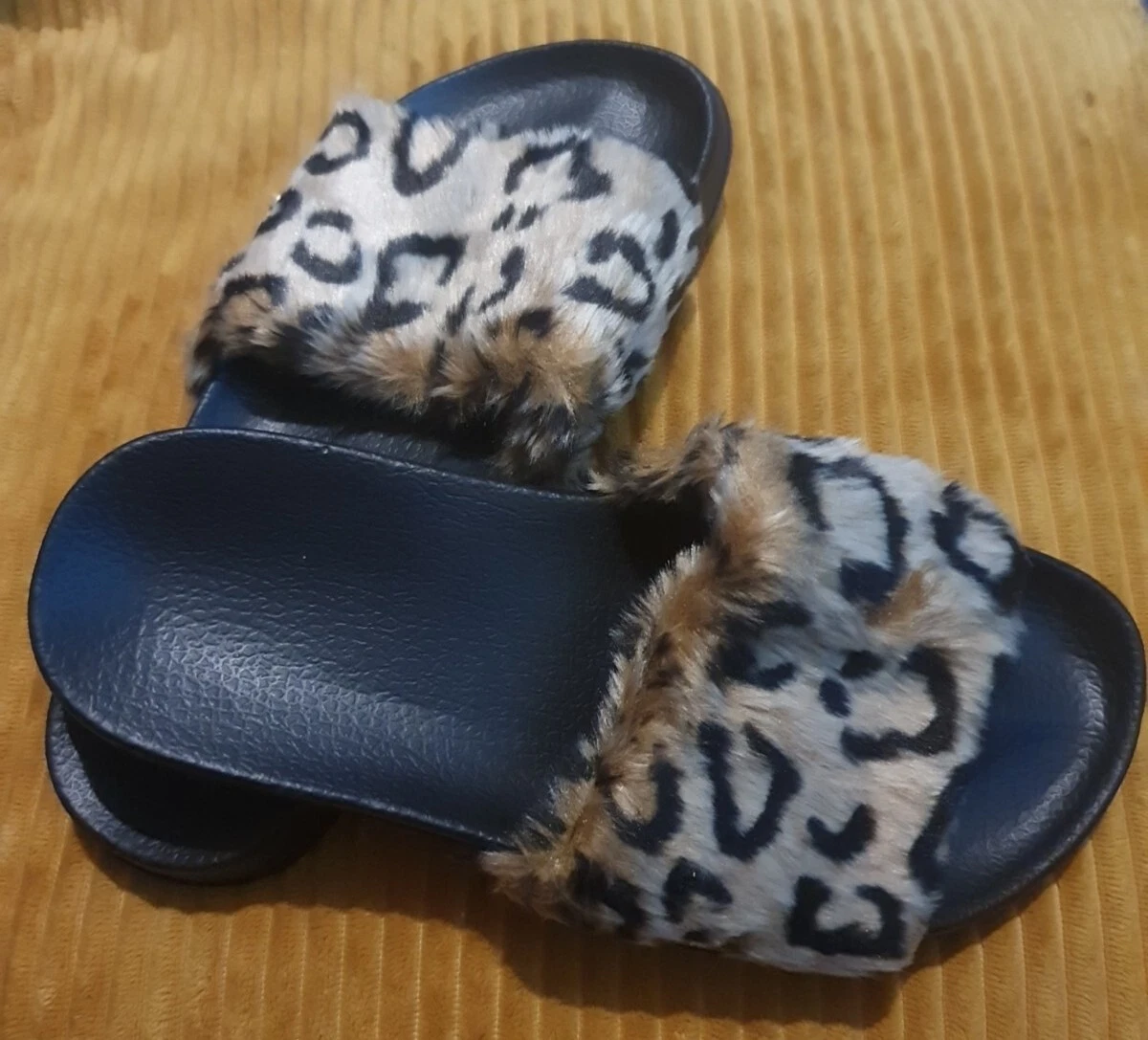 Leopard Print Superdry Slider